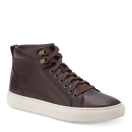 Wellington // High Top Sneaker // Brown (US: 8)