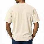 Acid-Washed Heavyweight Oversized Shirt // Apricot (S)