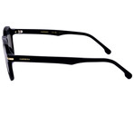 Carrera // Unisex Round // Black + Green Smoke