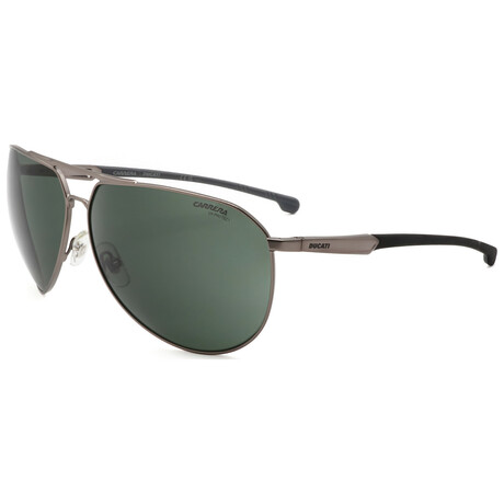 Carrera // Men's Pilot // Matte Dark Ruthenium + Green