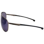 Carrera // Men's Pilot // Matte Dark Ruthenium Blue + Blue Mirror