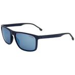 Carrera // Men's Rectangular // Blue + Blue Sky Mirror