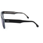 Carrera // Unisex Rectangular // Blue Stripes Blue + Blue