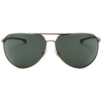Carrera // Men's Pilot // Matte Dark Ruthenium + Green