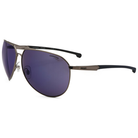 Carrera // Men's Pilot // Matte Dark Ruthenium Blue + Blue Mirror