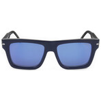 Carrera // Unisex Rectangular // Blue Stripes Blue + Blue