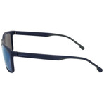 Carrera // Men's Rectangular // Blue + Blue Sky Mirror