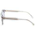 Carrera // Men's Square // Transparent Grey + Grey Gold Mirror Gradient