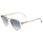 Carrera // Unisex Round // Beige + Blue Gradient