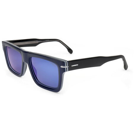 Carrera // Unisex Rectangular // Blue Stripes Blue + Blue