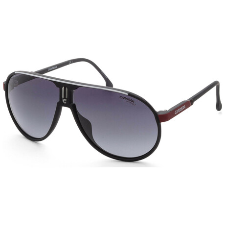 Carrera // Unisex Square // Black Red + Dark Grey Gradient
