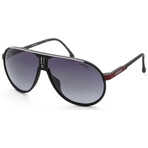 Carrera // Unisex Square // Black Red + Dark Grey Gradient