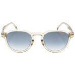 Carrera // Unisex Round // Beige + Blue Gradient
