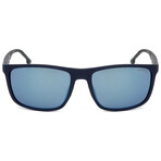 Carrera // Men's Rectangular // Blue + Blue Sky Mirror