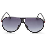 Carrera // Unisex Square // Black Red + Dark Grey Gradient