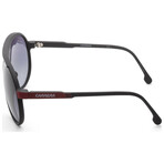 Carrera // Unisex Square // Black Red + Dark Grey Gradient