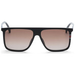 Carrera // Men's Square // Black + Brown Gradient