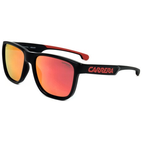 Carrera // Men's Rectangular // Red Black + Red Multilayer