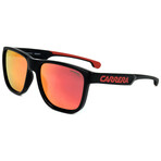 Carrera // Men's Rectangular // Red Black + Red Multilayer