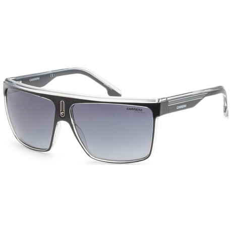 Carrera // Men's Shield // Black White + Smoke Gradient