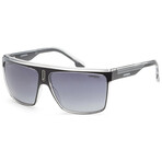 Carrera // Men's Shield // Black White + Smoke Gradient