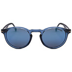 Carrera // Unisex Round // Blue + Blue Mirror