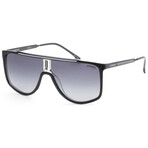 Carrera // Men's Square // Black White + Dark Grey Shaded Gradient