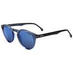 Carrera // Unisex Round // Blue + Blue Mirror