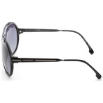 Carrera // Unisex Square // Black Palladium + Dark Grey Gradient