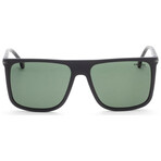 Carrera // Men's Browbar // Matte Black + Green