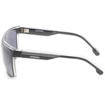 Carrera // Men's Shield // Black White + Smoke Gradient