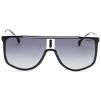 Carrera // Men's Square // Black White + Dark Grey Shaded Gradient