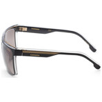 Carrera // Men's Square // Black Gold + Grey