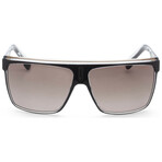 Carrera // Men's Square // Black Gold + Grey