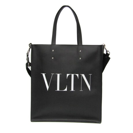 Valentino Garavani // Leather VLTN Tote // Black // Pre-Owned