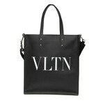 Valentino Garavani // Leather VLTN Tote // Black // Pre-Owned