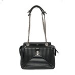 Fendi // Leather Dot-Com Click Handbag // Black // Pre-Owned