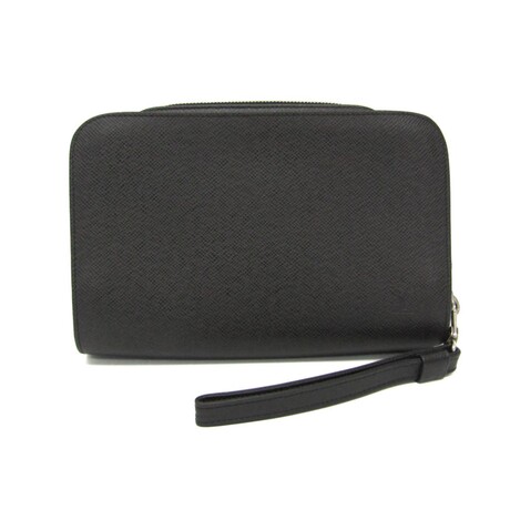 Louis Vuitton // Taiga Leather Baikal Clutch // Ardoise // Pre-Owned