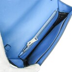 Prada // Leather Electra Studded Shoulder Bag // Blue // Pre-Owned