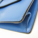 Prada // Leather Electra Studded Shoulder Bag // Blue // Pre-Owned