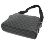 Louis Vuitton // Damier-Coated Canvas + Leather Messenger Bag // Damier Graphite // Pre-Owned