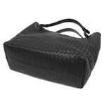 Bottega Veneta // Intrecciato Leather Handbag // Black // Pre-Owned