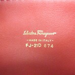 Ferragamo // Leather Gancini Tote // Red // Pre-Owned
