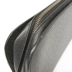Louis Vuitton // Taiga Leather Baikal Clutch // Ardoise // Pre-Owned