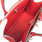 Louis Vuitton // Leather City Steamer Handbag // Ruby // Pre-Owned