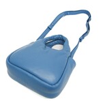 Prada // Padded Nappa Leather Shoulder Bag // Blue // Pre-Owned