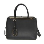Fendi // Toujours Leather Tote // Black // Pre-Owned