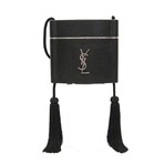 Saint Laurent // Leather Opium Shoulder Bag // Black // Pre-Owned