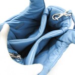 Prada // Padded Nappa Leather Shoulder Bag // Blue // Pre-Owned