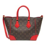 Louis Vuitton // Monogram-Coated Canvas + Leather Handbag // Monogram Brown + Coquelicots // Pre-Owned